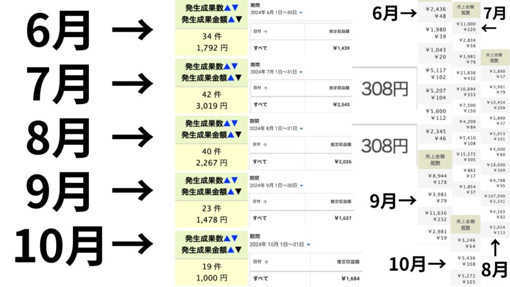 ブログ開始1年で得た収益の証拠