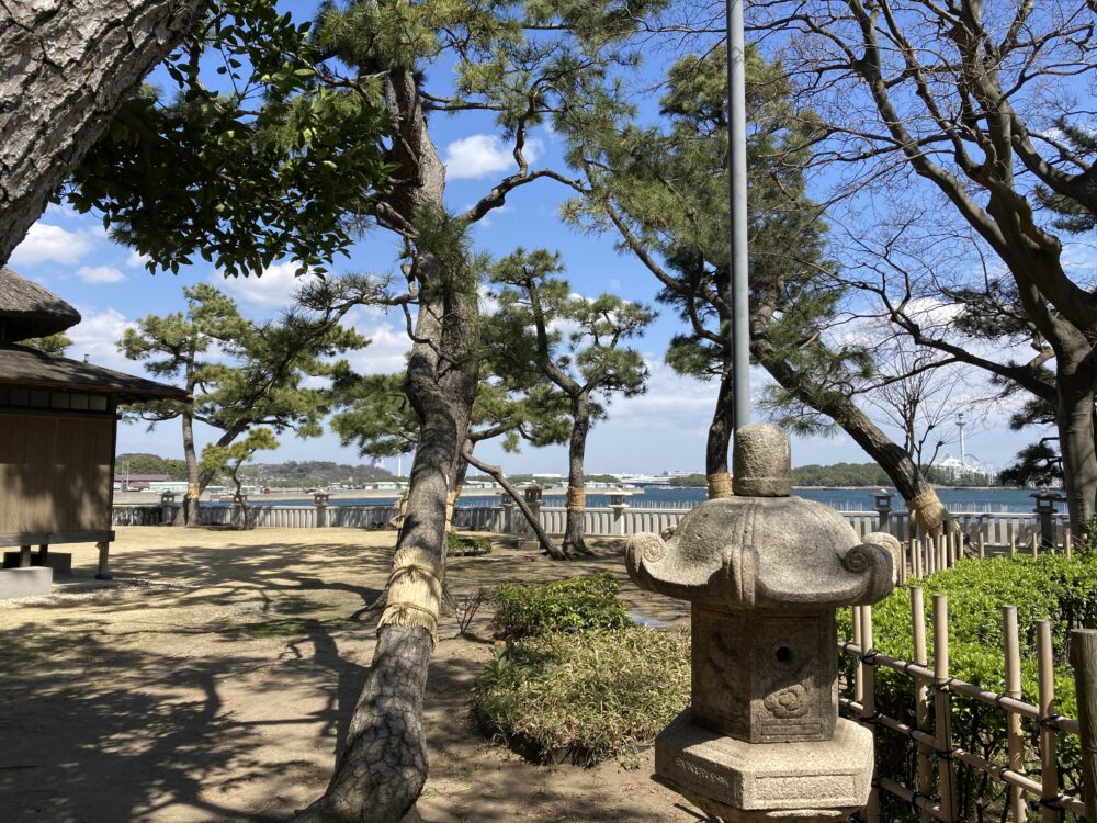 伊藤博文別邸から見える海